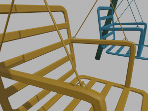 Low Poly Swing Modelo 3D