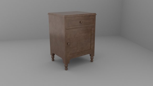 Old Vintage Gramophone Closet Modèle 3D .c4d .max .obj .3ds .fbx .stl .blend 