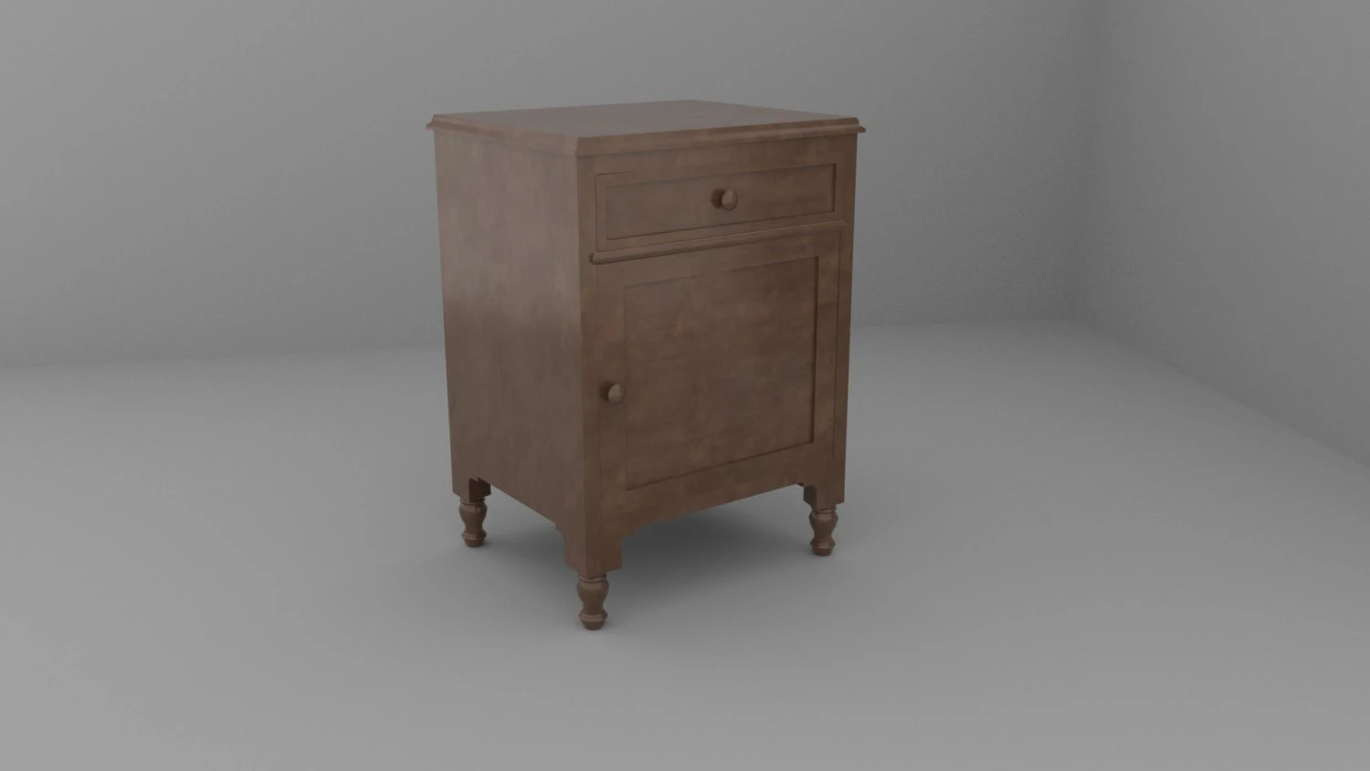 Old Vintage Gramophone Closet 3D Model .c4d .max .obj .3ds .fbx .stl .blend 