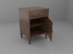 Old Vintage Gramophone Closet Modèle 3D
