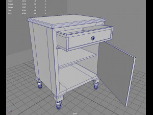 Old Vintage Gramophone Closet Modèle 3D