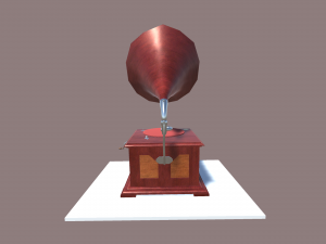Old Vintage Gramophone 3D Model