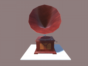 Old Vintage Gramophone 3D Model
