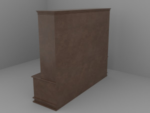 Old Vintage Shelving 3D Model