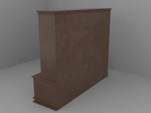 Old Vintage Shelving 3D Model