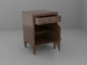 Old Vintage Furniture Pack 01 3D Model