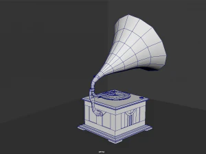 Old Vintage Furniture Pack 01 3D Model