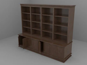 Old Vintage Furniture Pack 01 3D Model