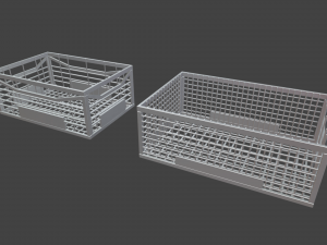 Metallic Cages 3D Model