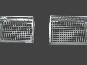 Metallic Cages 3D Model