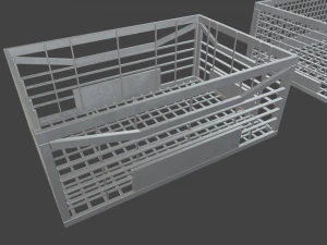 Metallic Cages 3D Model