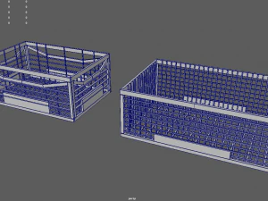 Metallic Cages 3D Model