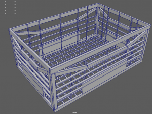 Metallic Cages 3D 模型