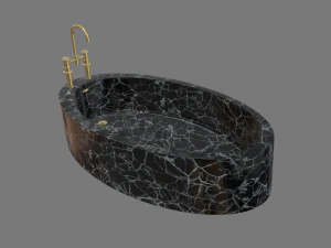 Vasca da bagno moderna e di lusso Modello 3D