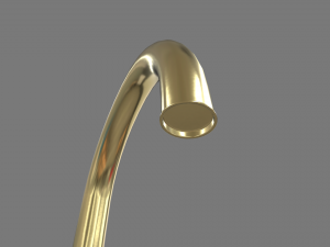 Modern Luxury Bathroom Bathtub Model 3D