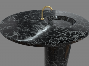 Modern Luxury Bathroom Sink 3D Model