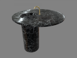 Modern Luxury Bathroom Sink 3D Model