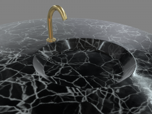 Modern Luxury Bathroom Sink 3D Model