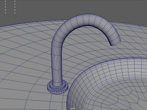 Modern Luxury Bathroom Sink 3D Model