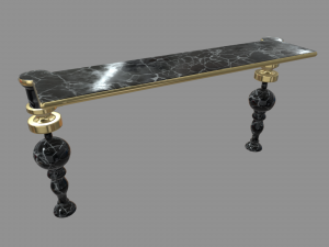 Modern Luxury Console Table 3D 模型