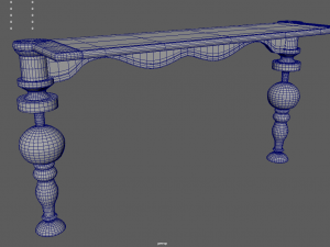 Modern Luxury Console Table 3D 模型