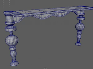 Modern Luxury Console Table 3D Model