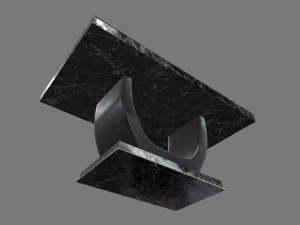 Modern Luxury Dinner Table 3D Model