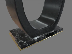 Modern Luxury Dinner Table 3D Model