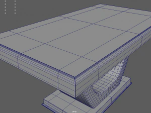 Modern Luxury Dinner Table 3D Model