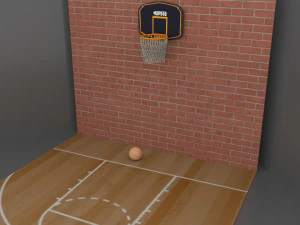 Basketball Court 3D Model