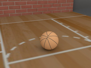 Basketball Court 3D Model