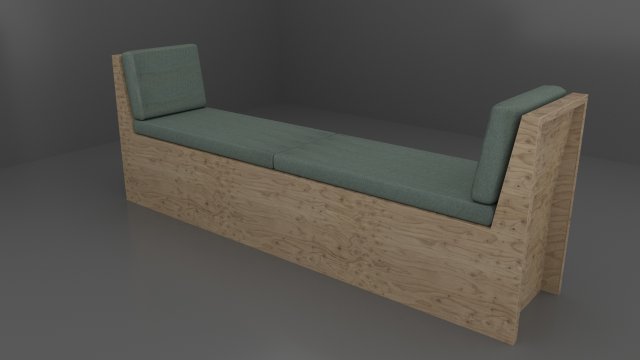 Couch Office 3D मॉडल .c4d .max .obj .3ds .fbx .stl .blend