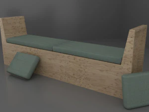 Couch Office 3D Model