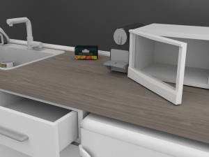 Simple Kitchen Model 3D