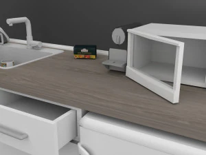 Simple Kitchen 3D Model