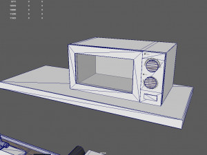 Simple Kitchen Model 3D