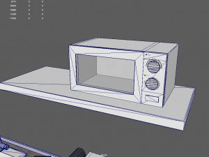 Simple Kitchen 3D Model