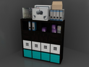 Office Scene 3D Model
