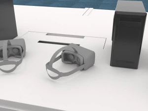 Office Scene 3D Model