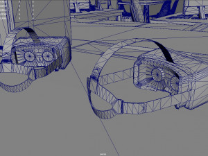 Office Scene 3D Model