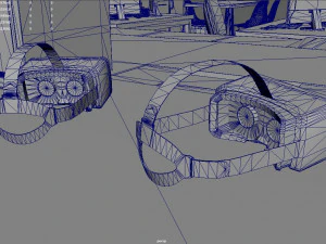 Office Scene 3D Model