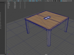 Table Office 3D Model