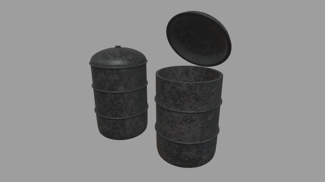 Petrol Can 3D Модель .c4d .max .obj .3ds .fbx .stl .blend 