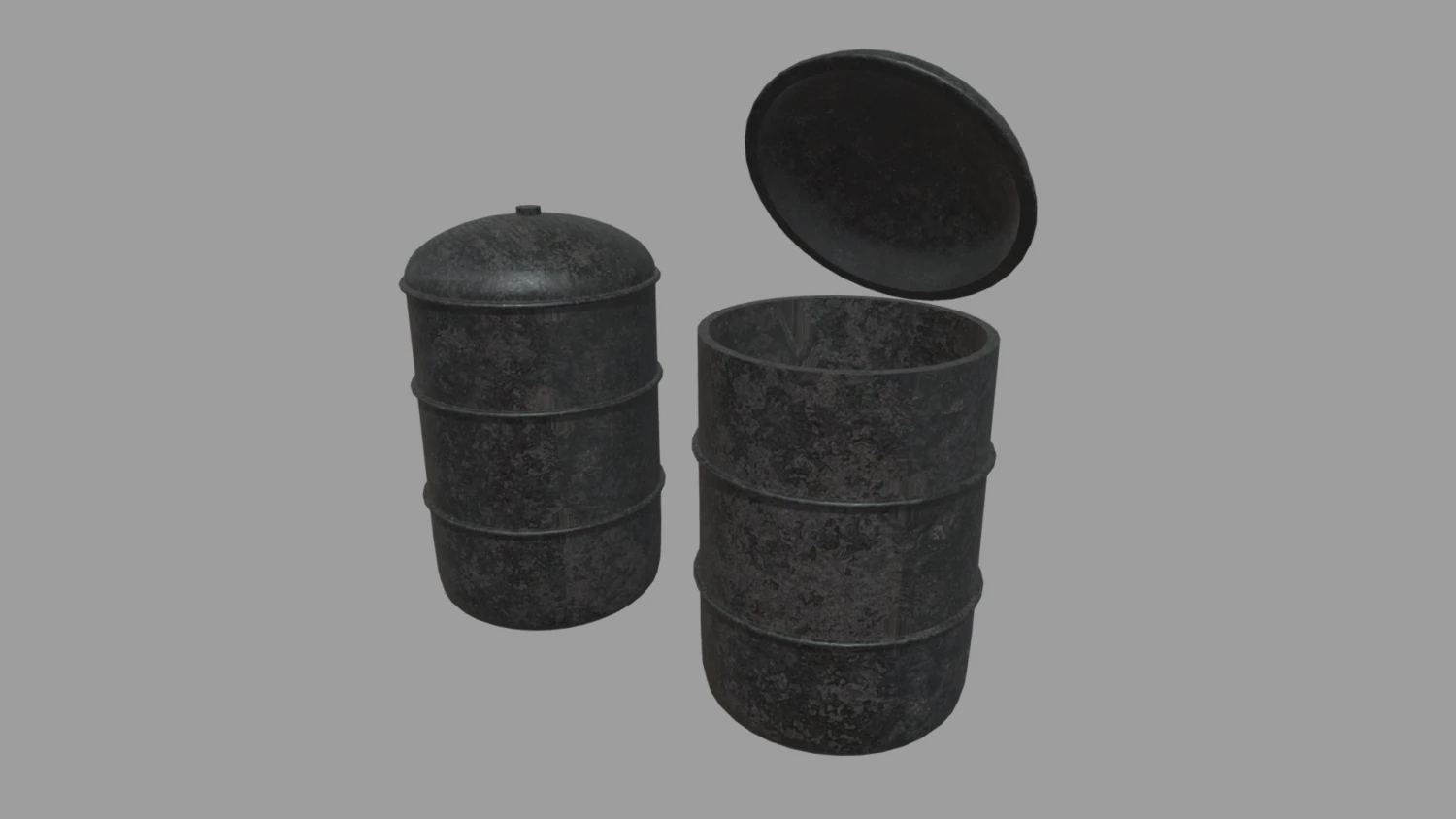 Petrol Can 3D Model .c4d .max .obj .3ds .fbx .stl .blend