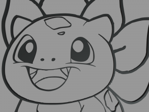Bulbasaur Wall Silhouette 01 3D 프린트 모델