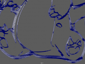 Charizard Wall Silhouette 01 3D-printmodel