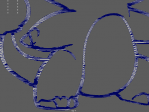 Charmander Wall Silhouette 02 Model do druku 3D
