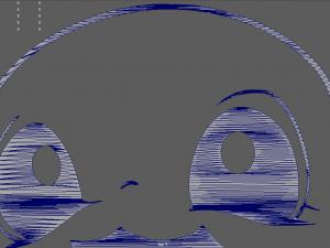 Squirtle Wall Silhouette 01 3D Print Model