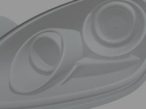Porsche Headlights 3D Модель