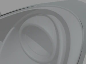 Porsche Headlights 3D Model